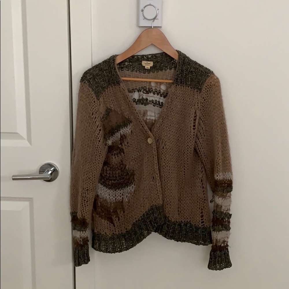 Unique knitted cardigan